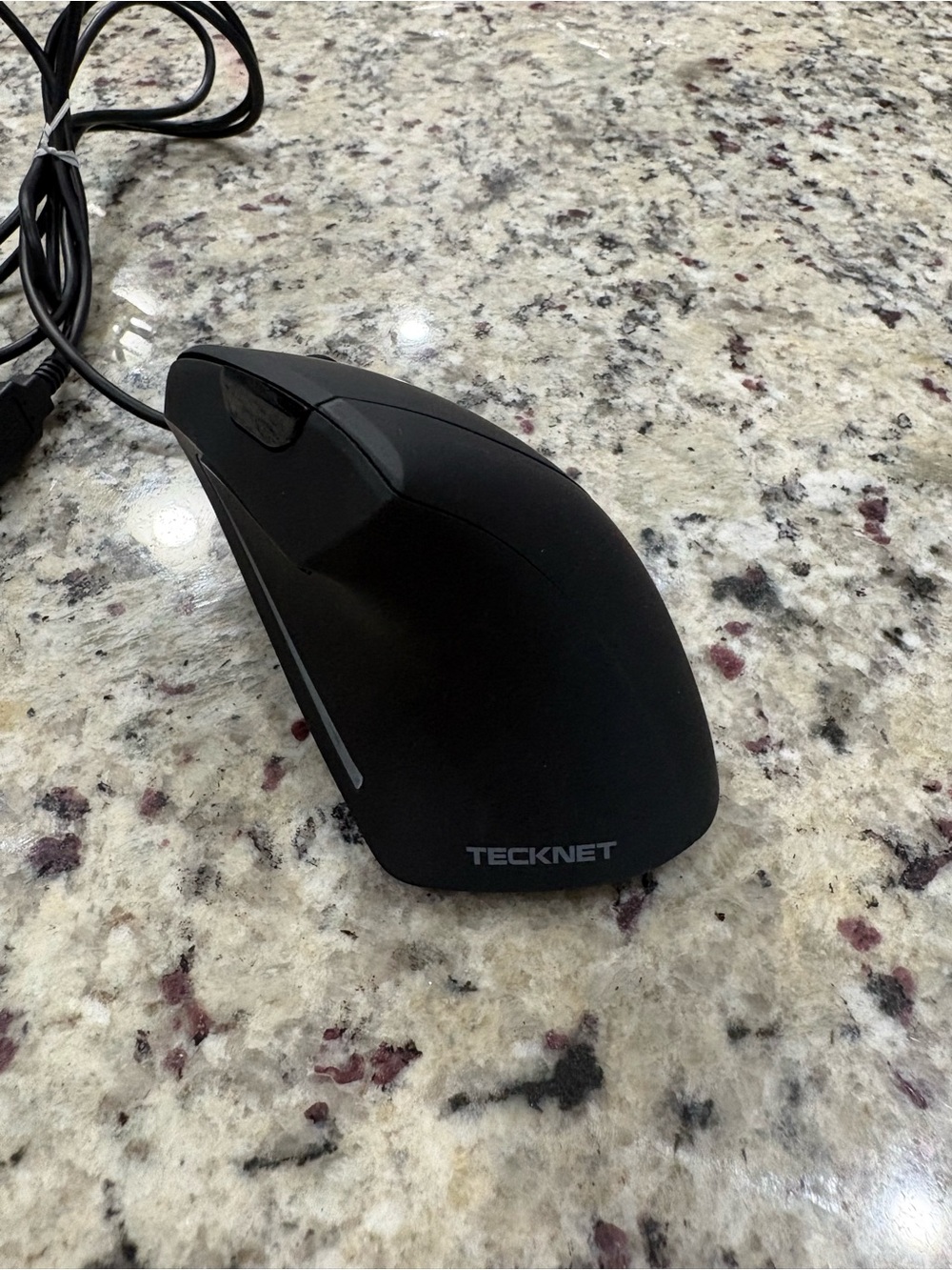 Tecknet Black Wired Mouse Model TK-MS014 GUC